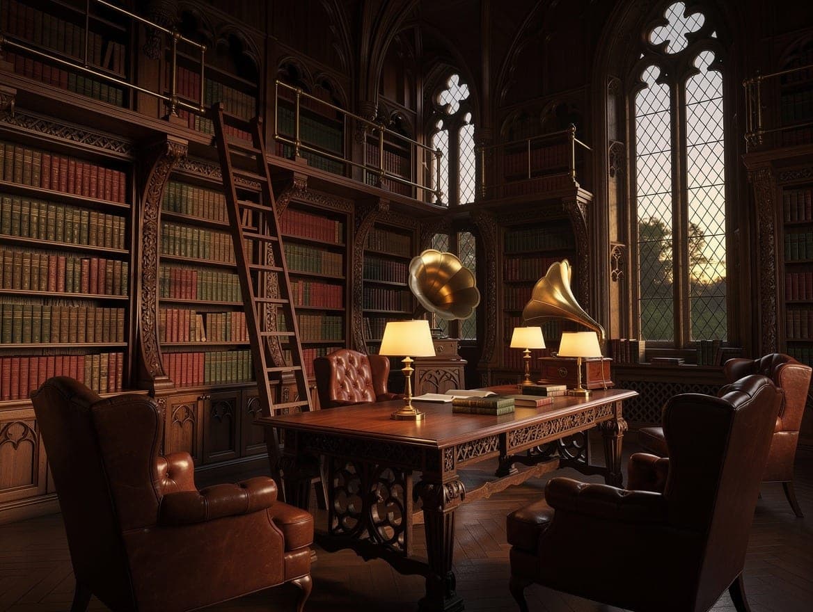 Gatsby's Gothic library