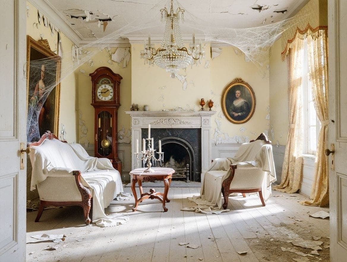 Room restyled in Coastal Grandmother